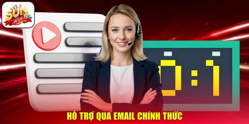 Hỗ trợ qua email chính thức