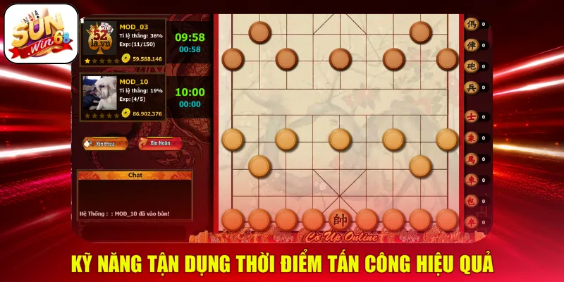 Kỹ năng tận dụng thời điểm tấn công hiệu quả